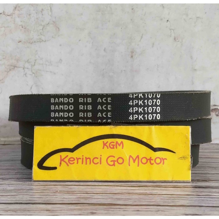 Bando Van Belt 4PK 1070 V เข็มขัดพัดลมเข็มขัด Groove 4PK-1070 พัดลมเข็มขัด Power Steering Maestro