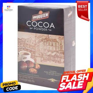 แวนฮูเต็น ผงโกโก้ 100% 400 ก.Van Houten 100% cocoa powder 400 g.