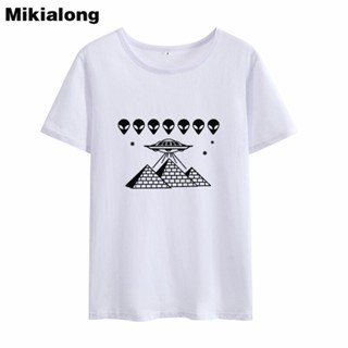 เสื้อผู้ชายเท่ Mikialong 2019 เสื้อคนต่างด้าวคาวาอี้ kadın yaz kısa kollu % 100% pamuk T gömlek ฮาราจูกุ Tumblr kadın เส