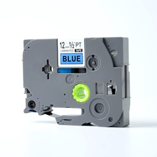 Compatible TZ-535 TZe-535 TZe535 P-touch TZ tape cartridge(White on Blue, 12mm*8m), Used for P-touch