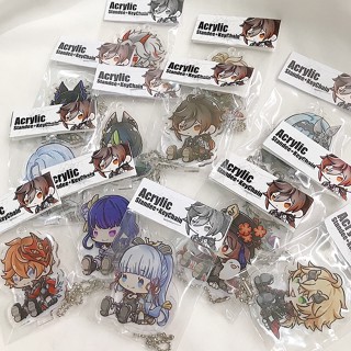 (พร้อมส่ง) พวงกุญแจ Genshin Impact Acrylic Keychain GI เกม