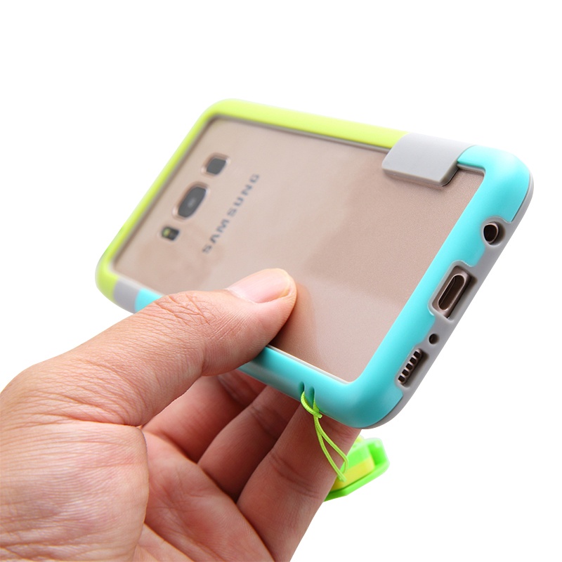 เคสโทรศัพท์มือถือ ซิลิโคน ป้องกัน กรอบสองสี กระจายความร้อน สีตัดกัน สําหรับ Samsung S9 S9+ S10