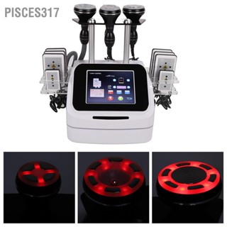 Pisces317 RF 40K Ultrasonic Cavitation Massage Device 5 in 1 Reduce Pores Wrinkles Prevent Aging Fat Burning Machine