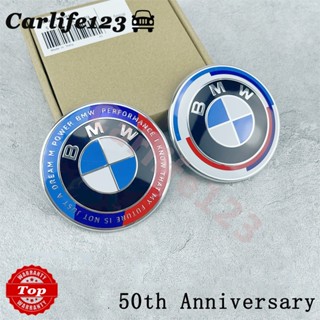 Bmw ครบรอบ 50 ปี Limited Edition โลโก้ตราสัญลักษณ์ด้านหน้า และด้านหลัง ฝาครอบดุมล้อ สําหรับ 3 Series 5 Series X1 X3 X5 X6