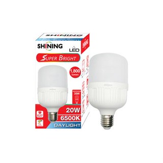 หลอด LED SHINING SUPER BRIGHT DAYLIGHT 20 วัตต์ E27