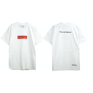 เสื้อผ้าผช🔥 QWT20 NOT SUPREME WHITE ขาว 🔥S-5XL