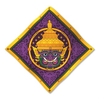 Ramakien Handkerchief Scarf - MAIYARARP (ผ้าคาดอเนกประสงค์ ไมยราพ)