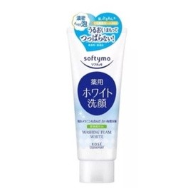 KOSE Softymo Washing Foam White 150g. โคเซ่ ซอฟตี้โม่ ไวท์ โฟมล้างหน้า ผิวขาวกระจ่างใส