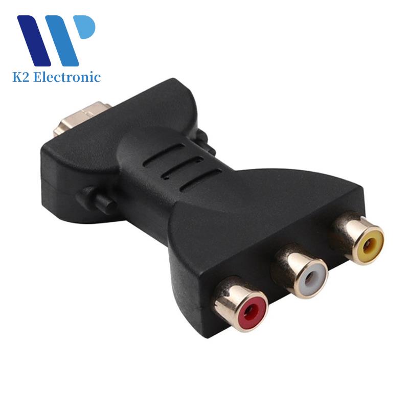HDMI-ใช้งานร่วมกับ 3 RGB RCA Video Audio Adapters HDMI-Male to 3 RCA Video Audio Adapter Component C
