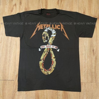 METALLICA เสื้อวง เสื้อทัวร์ ลายงู เมทาริก้า