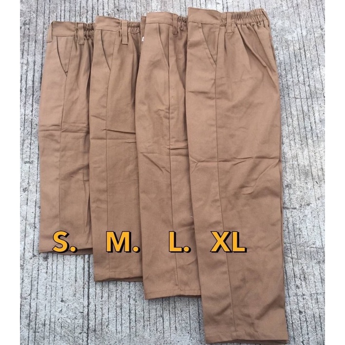 กางเกงทรงลุงเด็ก แถมฟรีเข็มขัด ใส่ได้ทั้งชาย/หญิง มีครบไซส์S M L XL อายุ2-10ขวบ