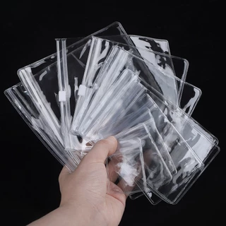 ถุงซิปล็อคพลาสติก PVC แบบใส หนา ปิดได้ สําหรับใส่เครื่องประดับ 10 50 ชิ้น