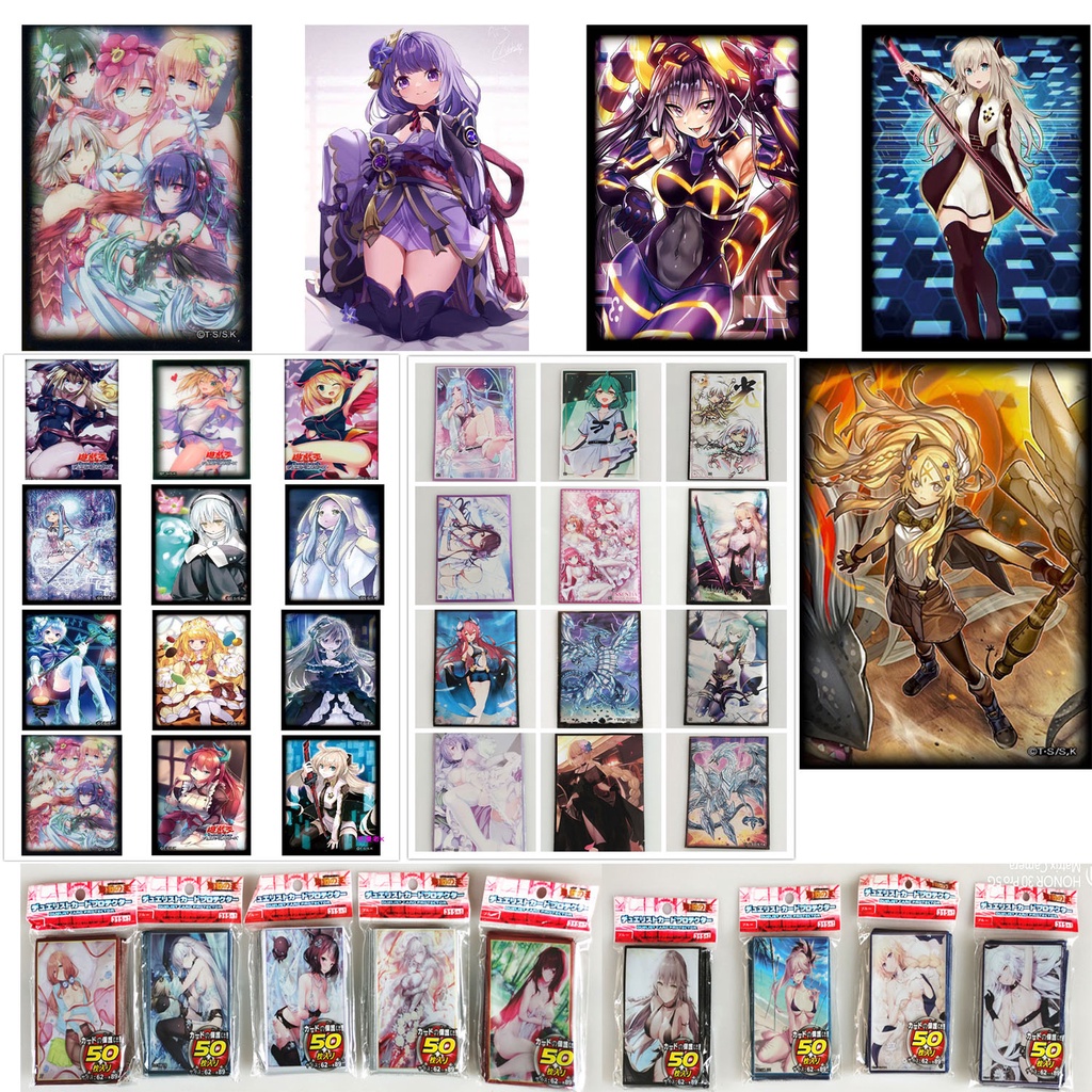 ✽☫50 PCS/Pack Yu Gi Oh! Anime Girl Yugioh Card Sleeve Rin Blossom Ruri FGO  Sky Striker Ace ARCV Borad Game Card Protecto | Shopee Thailand