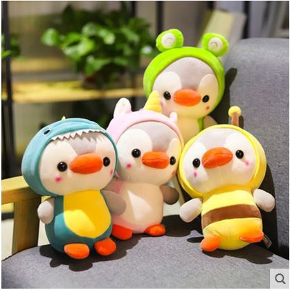 Soft Cosplay Penguin Teddy Bear Small Size 25 cm Super Quality
