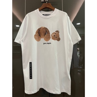 PALM ANGELS KILL THE BEAR TEE BLACK เสื้อยืดคอกลมแขนสั้น แบรนด์ปาล์มแองเจิล สกรีนรูปหมีหัวขาด ตัวหนังสือโลโก้ด้านหลัง