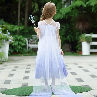 พร้อมส่ง❄️ชุดเอลซ่าเด็ก Frozen 2 ชุดเจ้าหญิง คอสเพลย์เด็ก ชุดเจ้าหญิงหิมะเด็กที่ใน