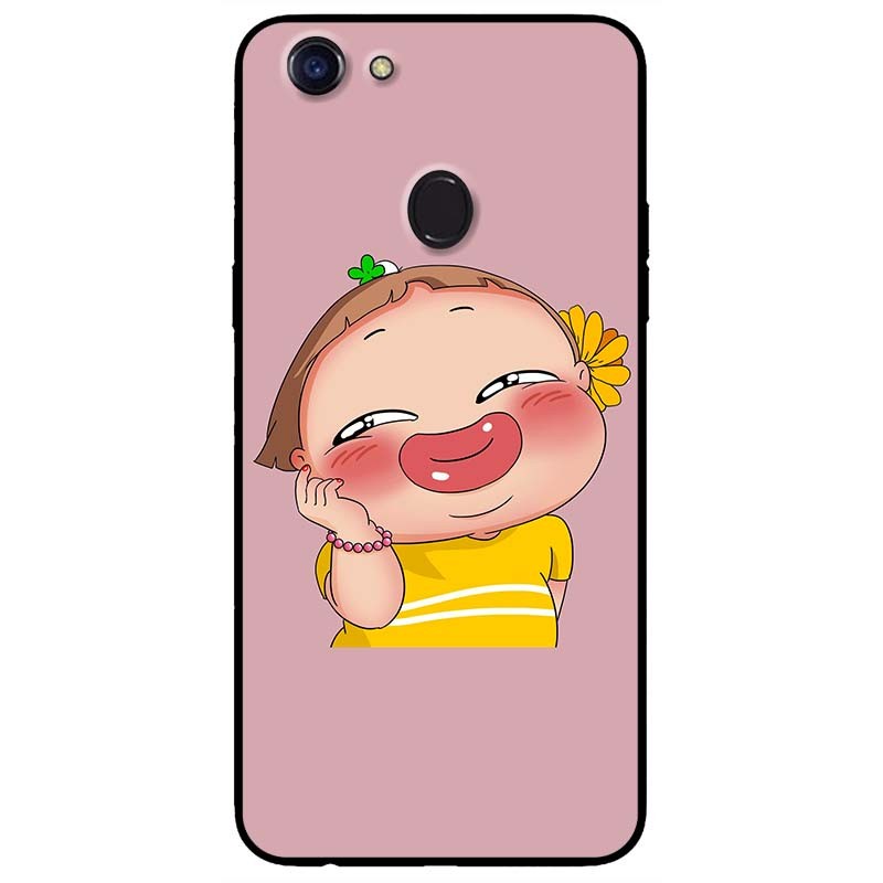 เคสสําหรับ Oppo F5 - F5 Young - F7 - F9 - F11 - F11 Pro รุ่น Quynh Ao Vang