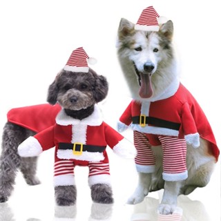 BX PET Xmas Clothing for Pet Clothes Funny Coat for Dog Christmas Clothes Standing Costume for Cat