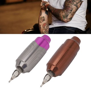 Tattoo Pen Machine ชุดปากกาสักประติมากรรม อลูมิเนียมอัลลอย พร้อมสายคลิป Rca