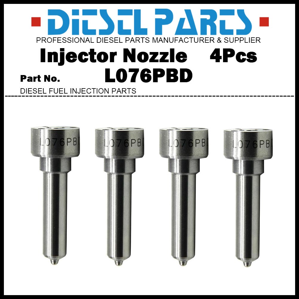 4 ชิ้นดีเซลหัวฉีดน้ํามันเชื้อเพลิงหัวฉีดเคล็ดลับ L076PBD สําหรับ 2000-2006 Ford Transit MK6 Van/Bus 
