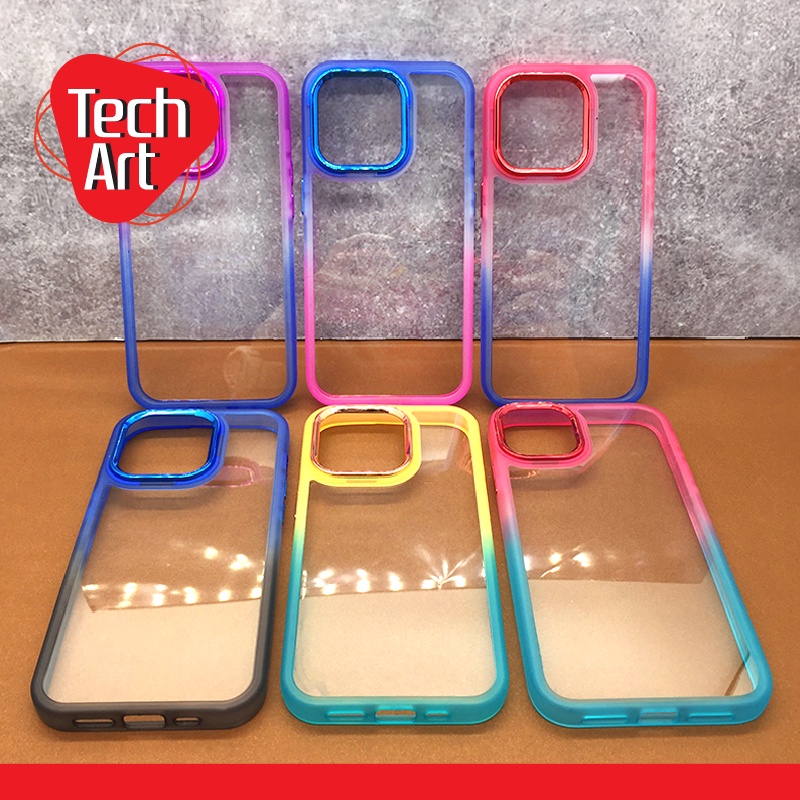 6/7/Se/6+/7+/8+/ix/xr/xsmax/11/11Promax/12/12Pro/12Pmเคสมือถือ ขอบนิ่ม เคสกันรอย ขอบกล้องเงา หลังใส 