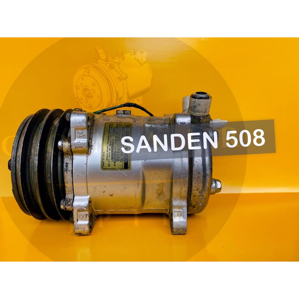 คอมแอร์ ซันเด้นsanden 508 ทั้ง 12v 24v (คอมเพรสเซอร์) sanden 508 SD-508