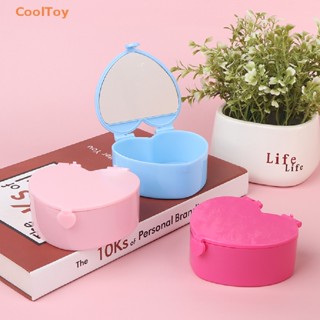 Cooltoy ขายดี กล่องเก็บเครื่องประดับ รูปหัวใจ ขนาดเล็ก สําหรับนักเรียน แต่งหน้า