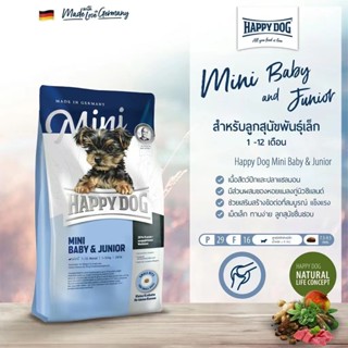 Happy Dog Mini Baby &amp; Junior อาหารลูกสุนัข พันธุ์เล็ก 1kg.