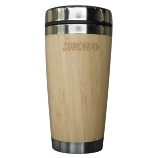 แก้วเก็บอุณหภุมิ ร้อน เย็น จากไม้ไผ่ SUNOVA Bamboo Coffee Mug