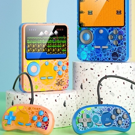 ♣∋◆G6 เกมคอนโซลมือถือพร้อมเกม 666 สามารถชาร์จแบตเตอรี่ 6000mAh ได้