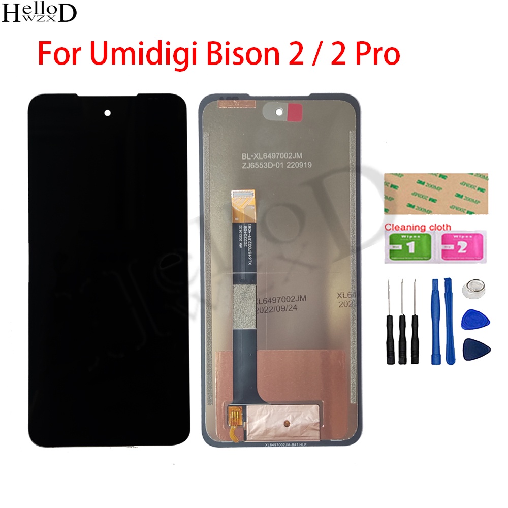 สําหรับ UMIDIGI Bison 2 จอแสดงผล LCD หน้าจอสัมผัสสําหรับ UMIDIGI Bison 2 Pro Full Display Screen จอแ