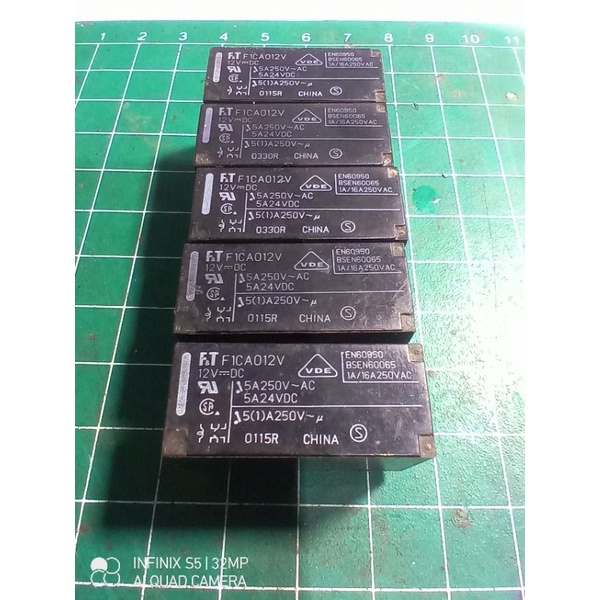 รีเลย์ f1ca012v รีเลย์ 8pin 12v fujitsu