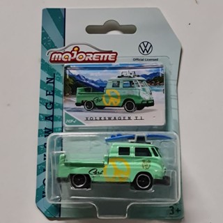 MAJORETTE  Volkswagen t1   สีเขียว