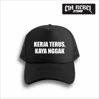 หมวกตาข่าย Trucker Words Verbs Keep Rich Not/ DISTRO - CIA REBEL