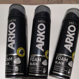 โฟมโกนหนวด​ ARKO​ สูตร​ ACTIVATED CHARCOAL