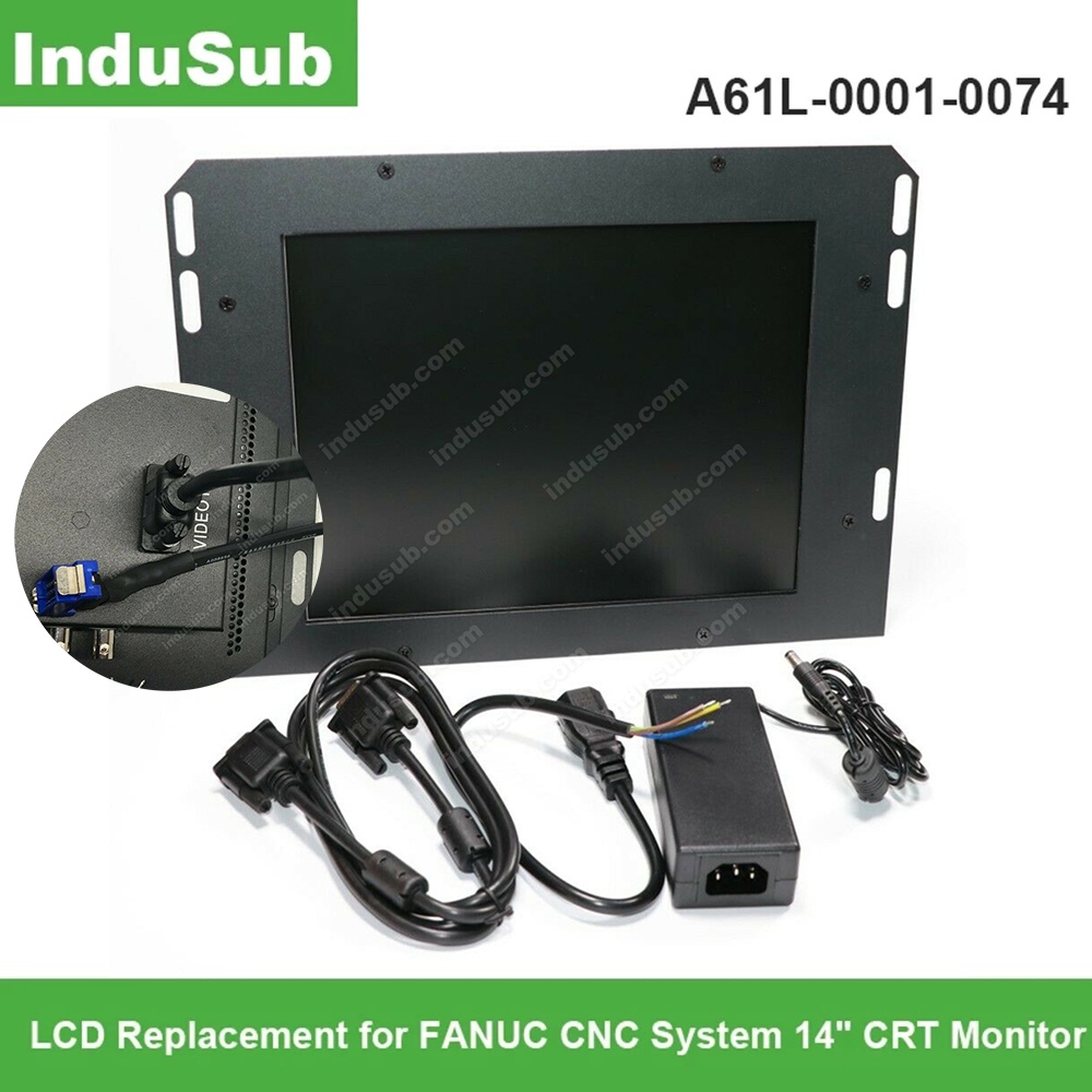 Sz A61L-0001-0074 LCD 14" การเปลี ่ ยนจอภาพ CRT สําหรับ FANUC CNC System CRT Display รับประกัน 1 ปี