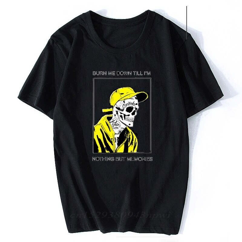 เสื้อเชิ้ต Yeni rapçi Lil Peep T gömlek Rap Hiphop Lil Peep erkekler hoş T-shirt grafik baskı Tee Hip Hop üstleri Camise