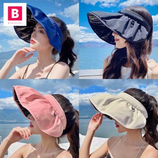 BikiniFC🧸 SB214 มี7สี หมวกคาดผมกันแดด มีสายคล้อง ปีกกว้างกันยูวี ใส่เที่ยวทะเล