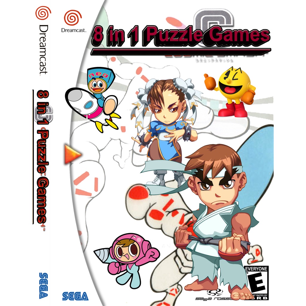 DreamCast - 8in1 SEGA Dream Puzzle Collection. (เกมส์ชุดนี้ ไม่มีวางจำหน่ายตามปกติบนเครื่องดรีมแคส)