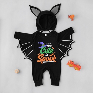 จั๊มสูทค้างคาว สำหรับเด็กเล็ก ชุดฮาโลวีน ชุดแฟนซี ฮาโลวีน ค้างคาว ชุดแฟนซีเด็ก Bat Fancy Halloween Set Costume for Baby
