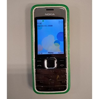 Nokia 7310C supetnova สีเขียว แท้ ปุ่มกด สะสมหรือใช้เป็นเครื่องสำรอง