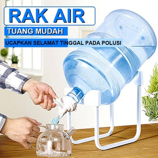Rak Galon U Model U Kran Air Minum Rack Aqua Set Penyangga Minuman Kaki Galon Besi + Kran Galon Food Grade Dudukan Menja Model U