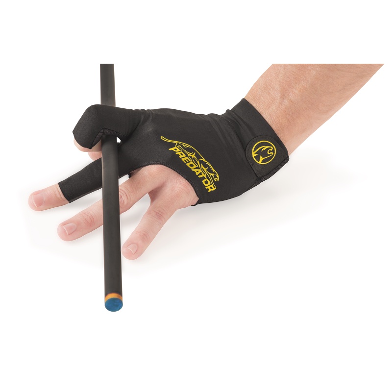Predator ถุงมือบิลเลียด สำหรับมือซ้าย สีดำ ขนาด XS - XL Second Skin Left Hand Gloves Black