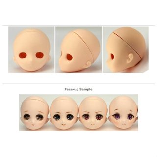 1/6 Obitsu Parabox Chara head - white skin Doll Head Anime Makeup Head หัวตุ๊กตาอนิเมะ หัวเปิดได้