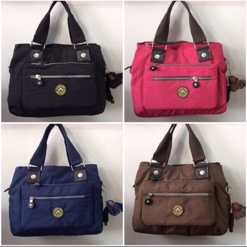 กระเป๋าถือพร้อมสายสะพายมังกี้คิงส์(Monkey king)ของแท้ ฐาน6นิ้วยาว12นิ้ว สูง9นิ้ว