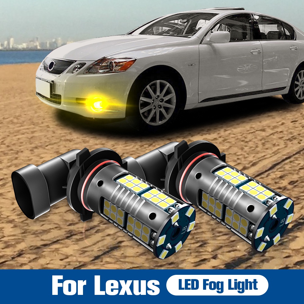 2Pcs ไฟ LED หมอกหลอดไฟ HB4 9006 Canbus ข้อผิดพลาดฟรีสำหรับ Lexus RX300 RX330 RX350 IS300 IS250 IS350