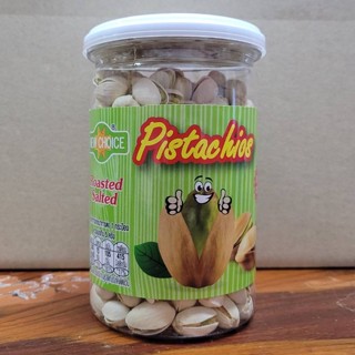 พร้อมส่ง ใหม่มาก⭐[กระป๋อง] Newchoice ถั่วพิสตาชิโอ 250กรัม Pistachios ถั่วพิสตาชิโออบเกลือ บรรจุกระป๋อง ตรานิวช้อย