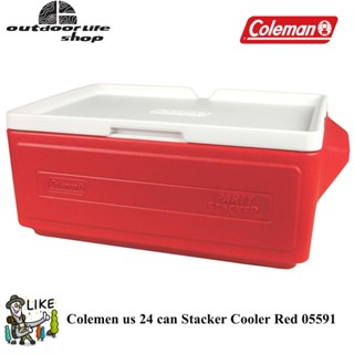 กระติกColemen us 24 can Stacker Cooler Red 05591