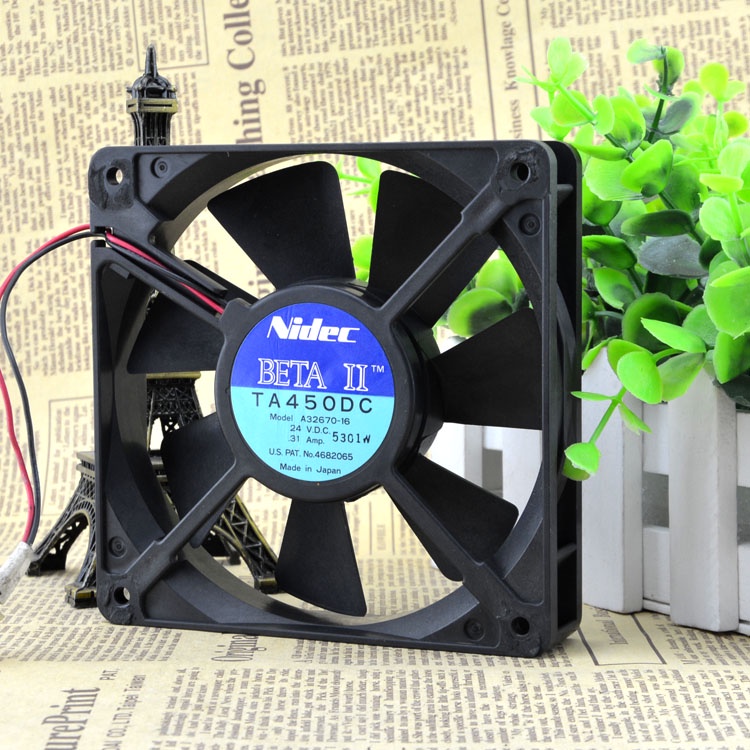 HY ORIGINAL TA450DC A32670-16 24V 0.31A 12025 12 ซม. 2WIRES พัดลม