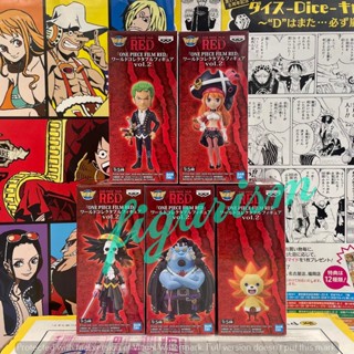 WCF one piece วันพีซ 🔥 Film RED Vol.2 ฟิล์ม เรด ชุด2 RED SET 🔥 แท้ ญี่ปุ่น💯